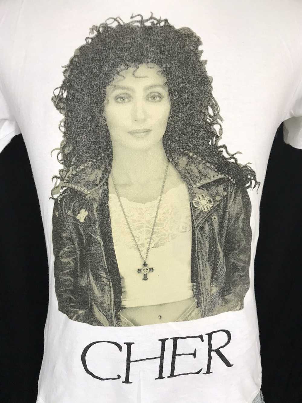 Band Tees × Rock T Shirt × Tour Tee Vintage Cher … - image 2