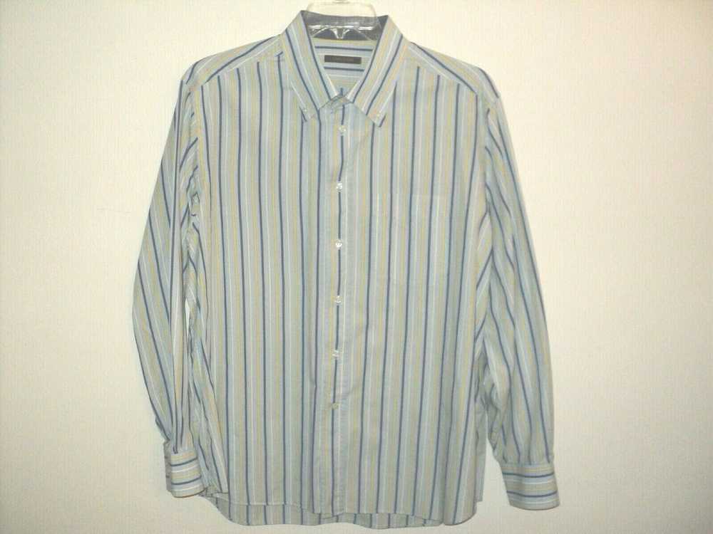 Sportswear Camicissima Dress Shirt Stripes Blue 4… - image 1