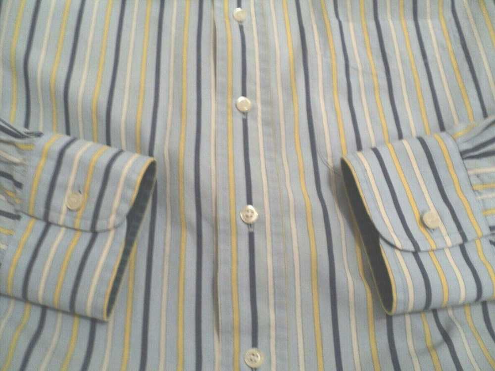 Sportswear Camicissima Dress Shirt Stripes Blue 4… - image 3