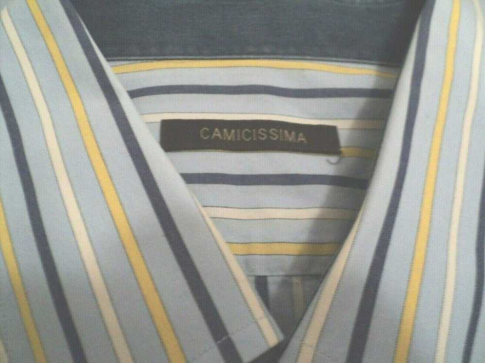 Sportswear Camicissima Dress Shirt Stripes Blue 4… - image 4