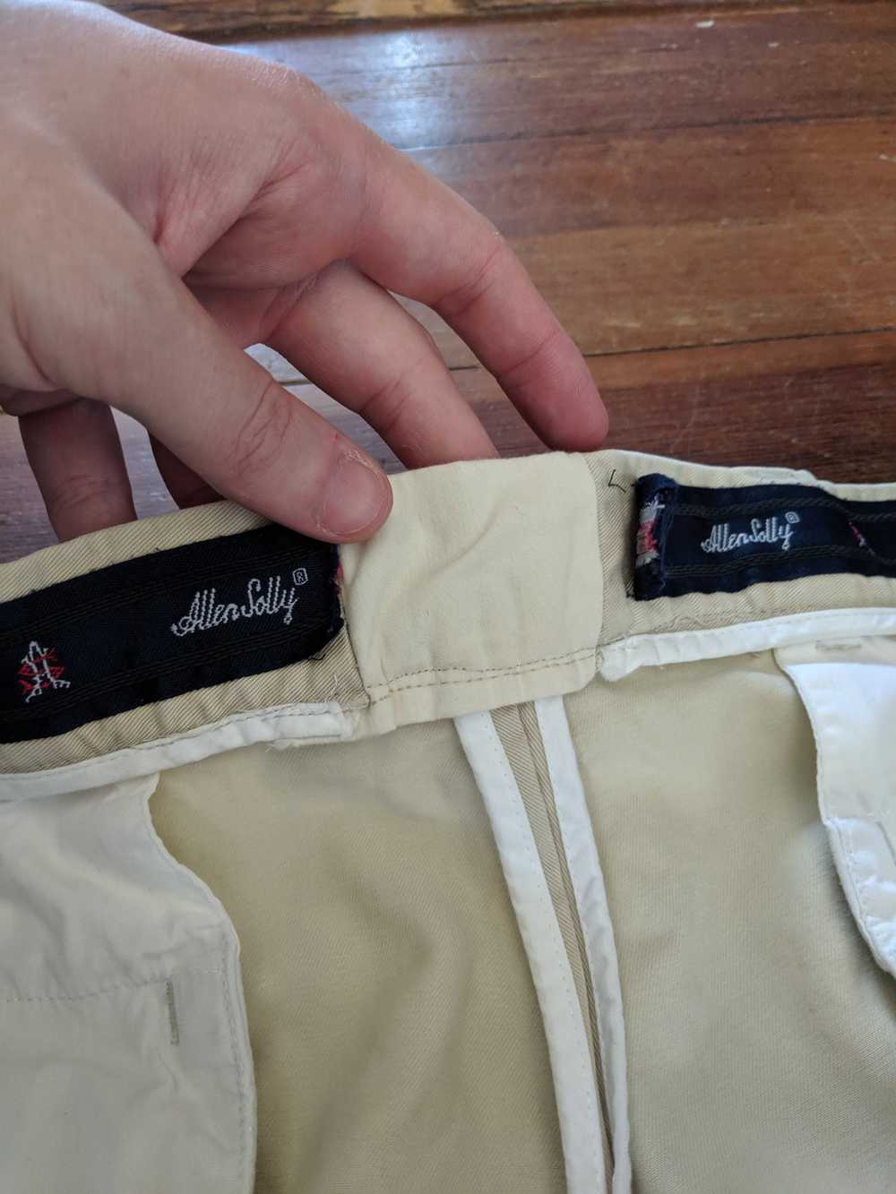 Allen Solly Light khaki tencel chino pants - image 4