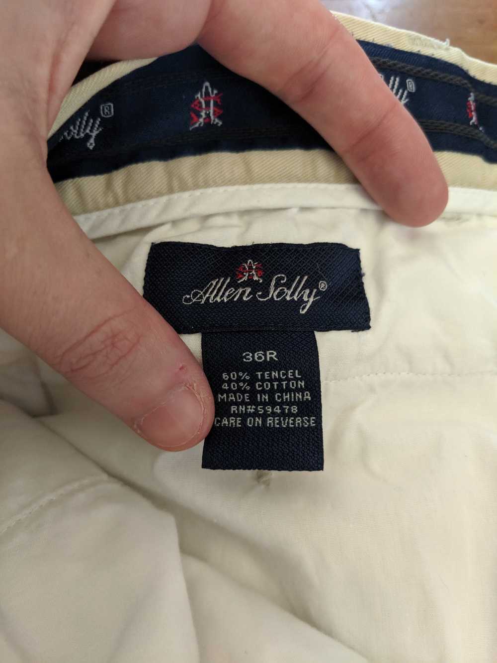 Allen Solly Light khaki tencel chino pants - image 7