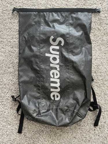 Supreme Used Backpack Reflective Red Box Logo FW14 Authentic