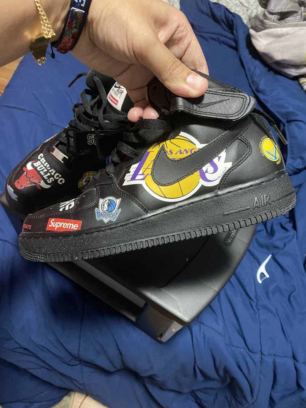 Supreme Nike Supreme x NBA x Air Force 1 Mid 07 B… - image 4