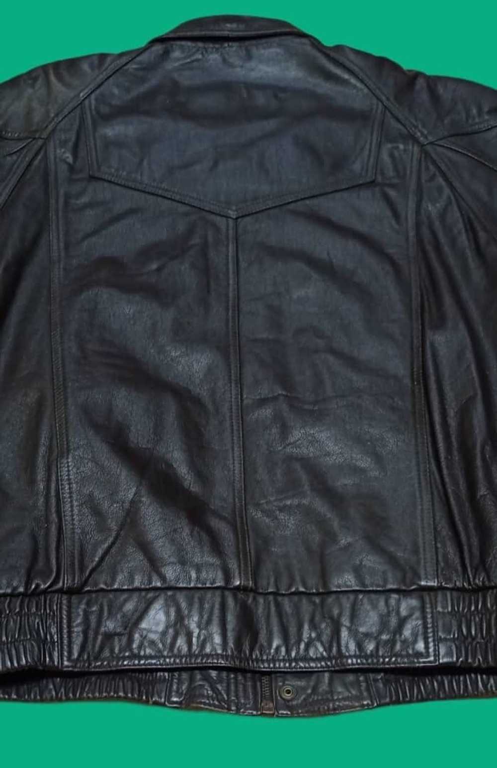 Vintage Leather jacket parkland - image 5