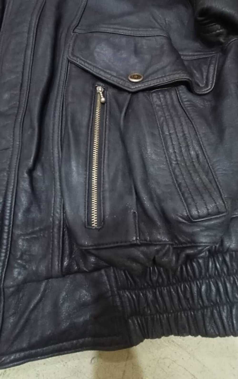 Vintage Leather jacket parkland - image 6