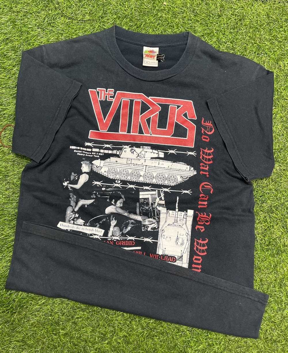 Band Tees × Vintage VINTAGE THE VIRUS 90s PUNK BA… - image 11
