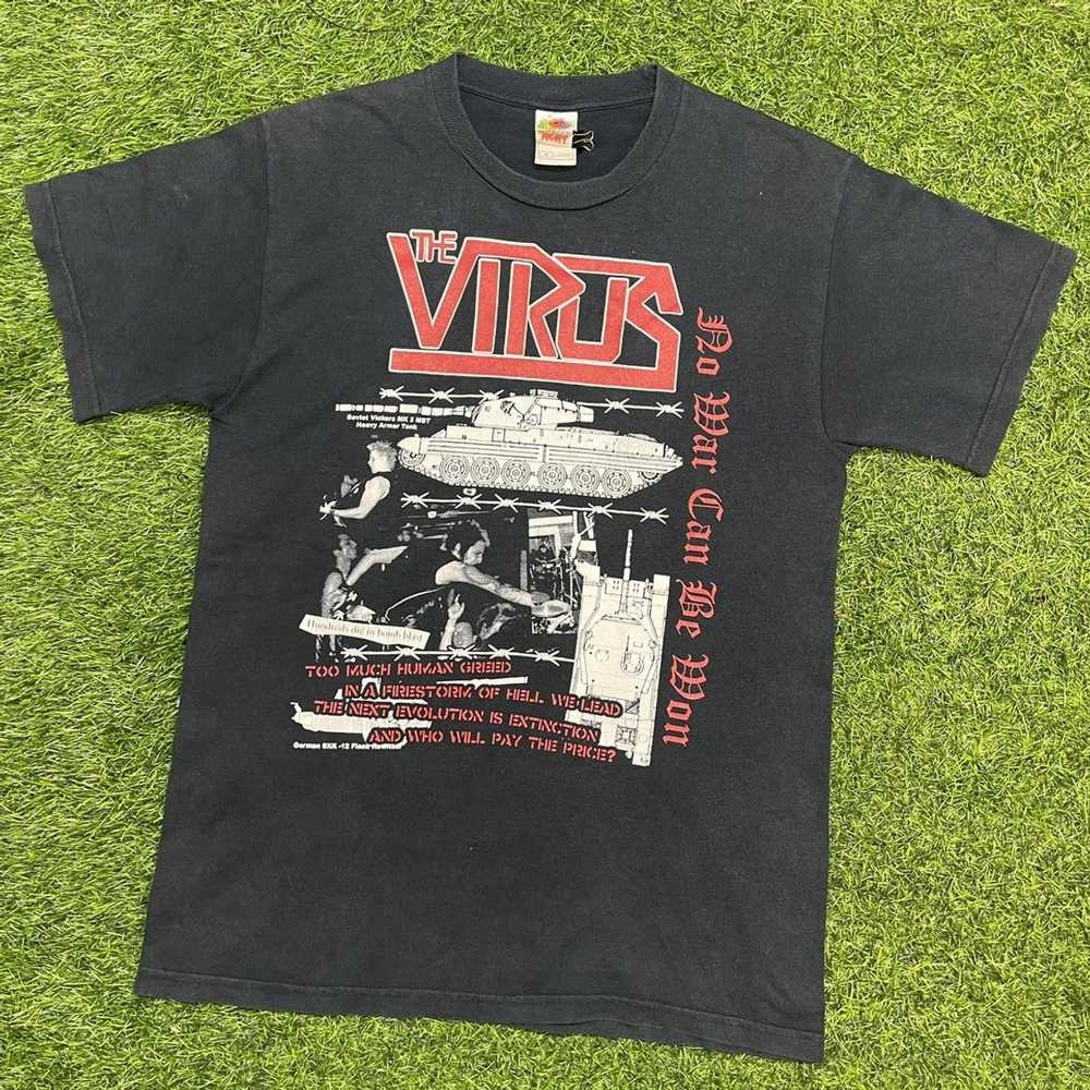 Band Tees × Vintage VINTAGE THE VIRUS 90s PUNK BA… - image 1