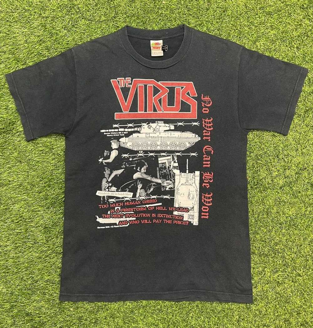 Band Tees × Vintage VINTAGE THE VIRUS 90s PUNK BA… - image 2
