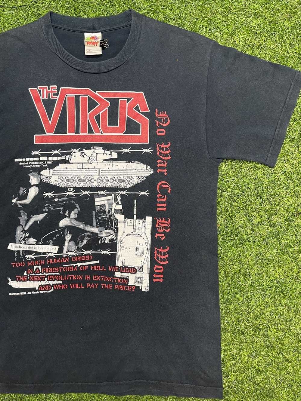 Band Tees × Vintage VINTAGE THE VIRUS 90s PUNK BA… - image 3