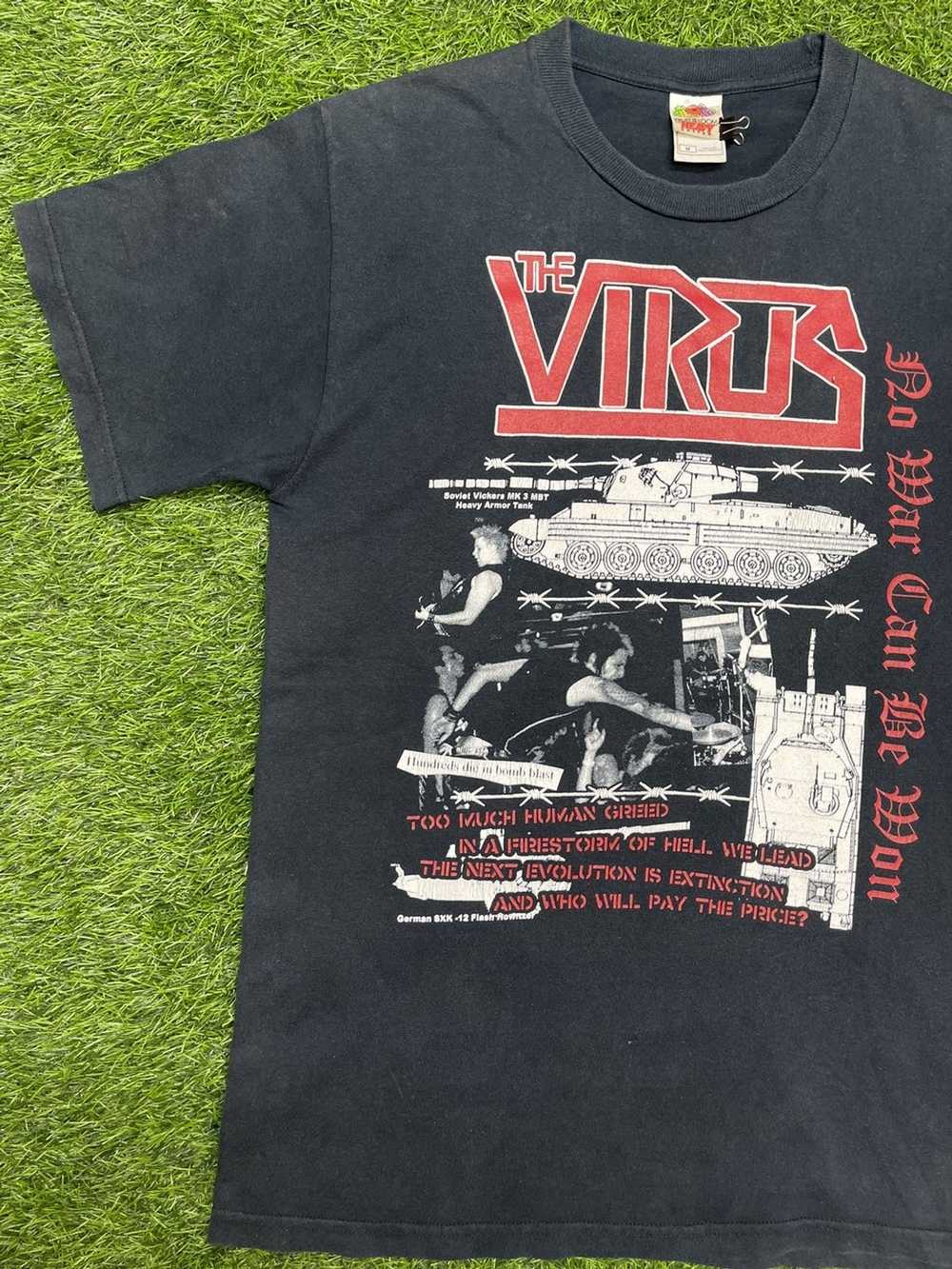 Band Tees × Vintage VINTAGE THE VIRUS 90s PUNK BA… - image 4
