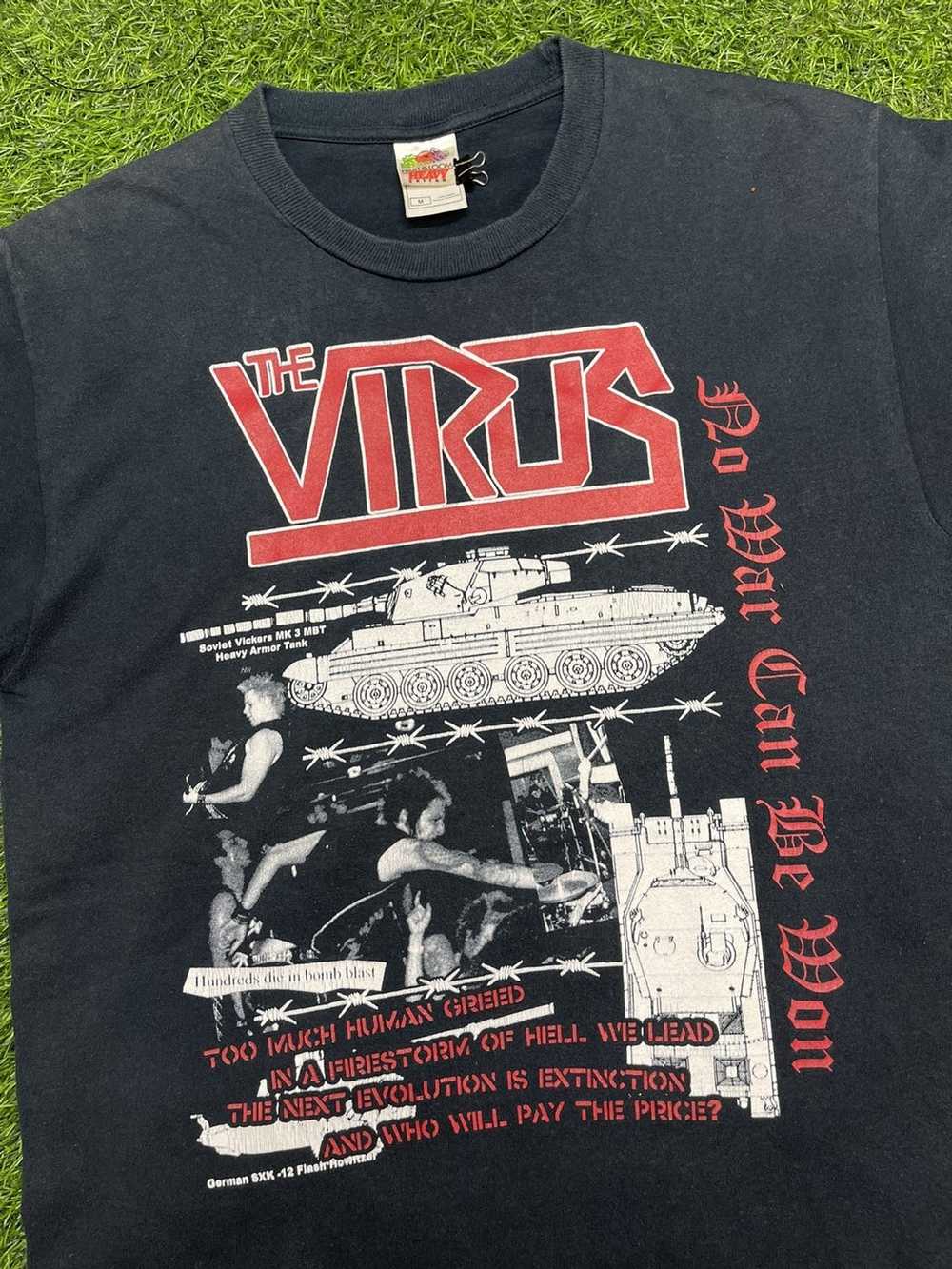 Band Tees × Vintage VINTAGE THE VIRUS 90s PUNK BA… - image 6