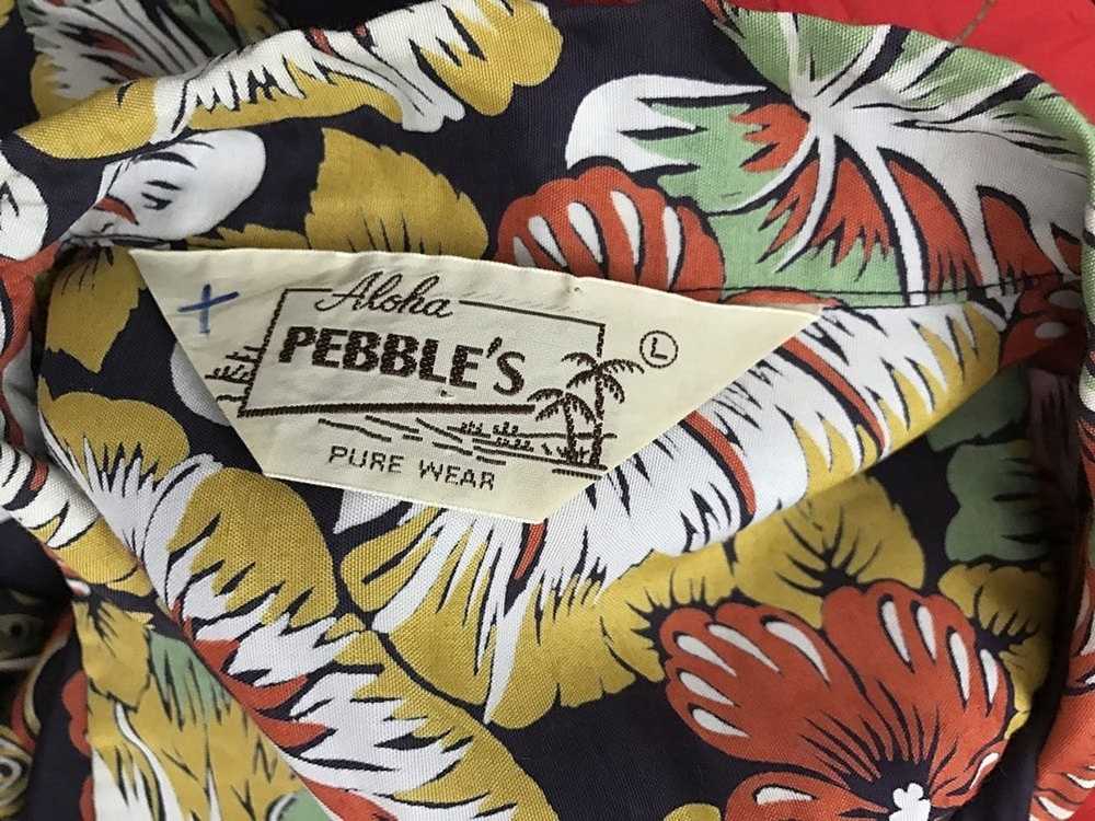 Aloha Wear × Hawaiian Shirt PEBBLE'S Pure Wear Fl… - image 12