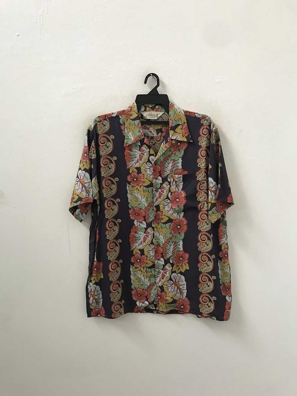 Aloha Wear × Hawaiian Shirt PEBBLE'S Pure Wear Fl… - image 2