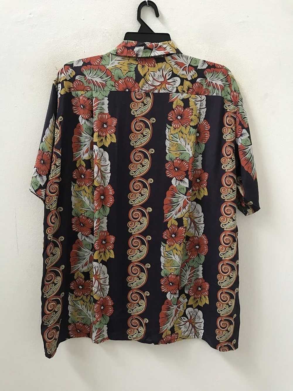 Aloha Wear × Hawaiian Shirt PEBBLE'S Pure Wear Fl… - image 8