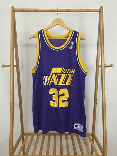 Karl Malone Utah Jazz Mitchell & Ness 1996-1997 Mountains Authentic Jersey  NWT