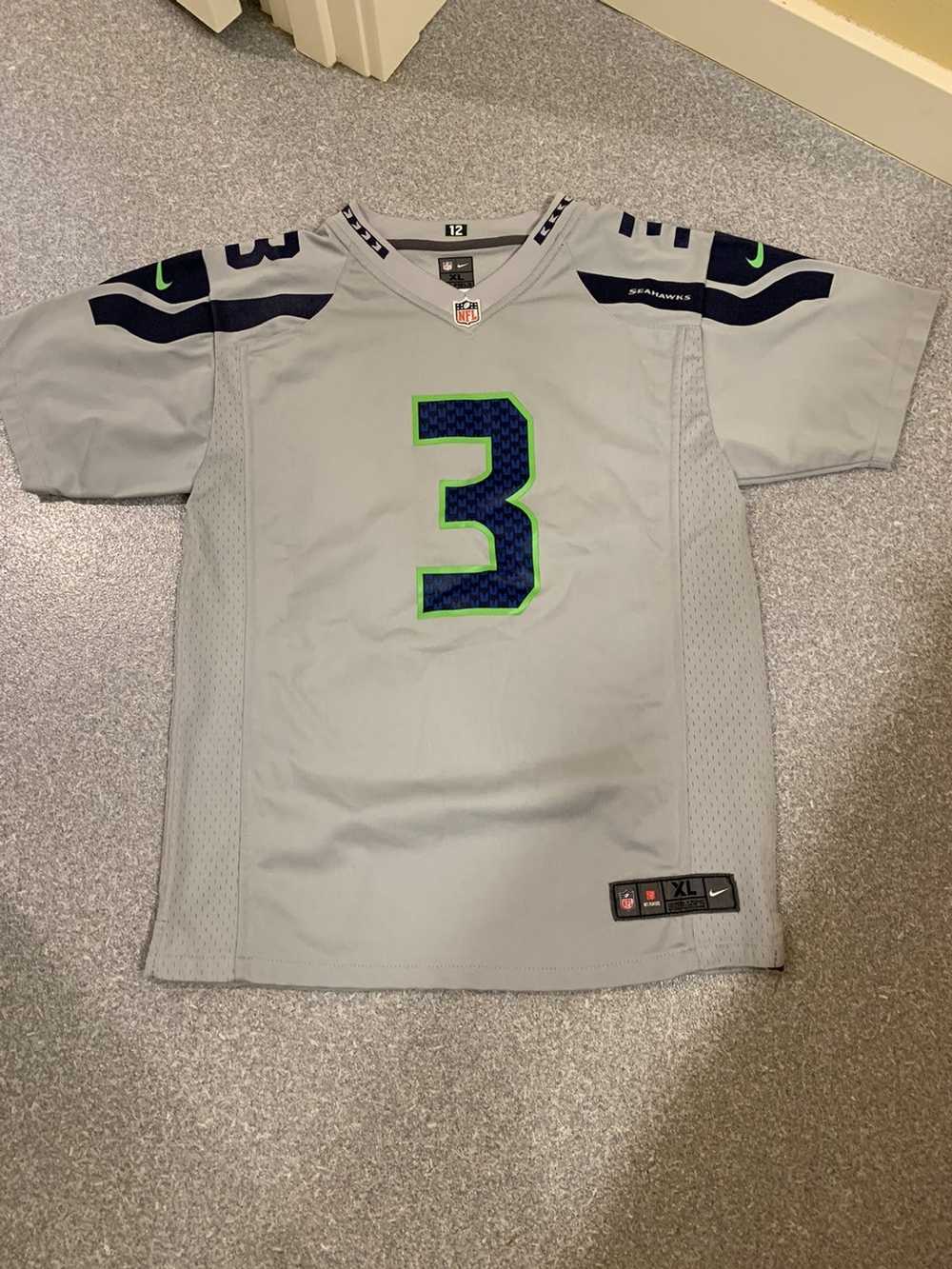 Jersey × NFL × Nike Seattle Seahawks Russell Wils… - image 1