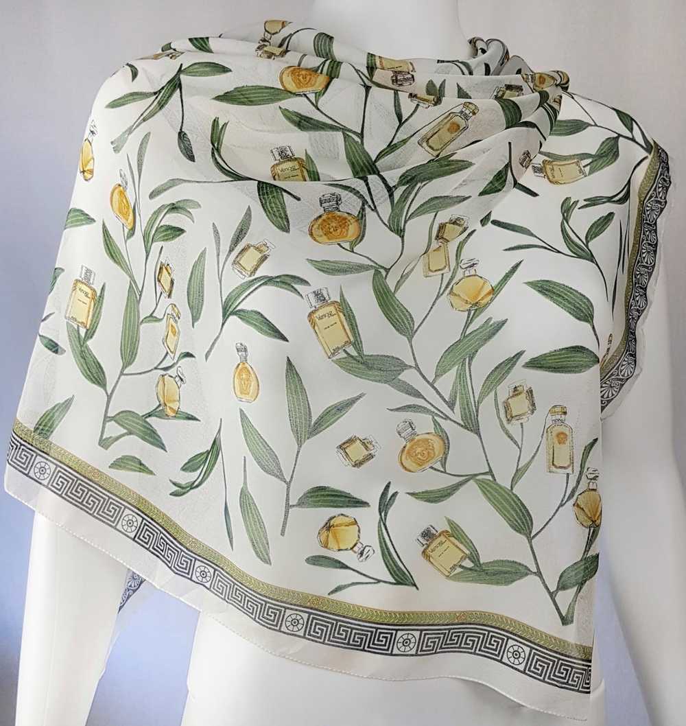 Vintage 80's | Authentic Versace | Chiffon Scarf … - image 3