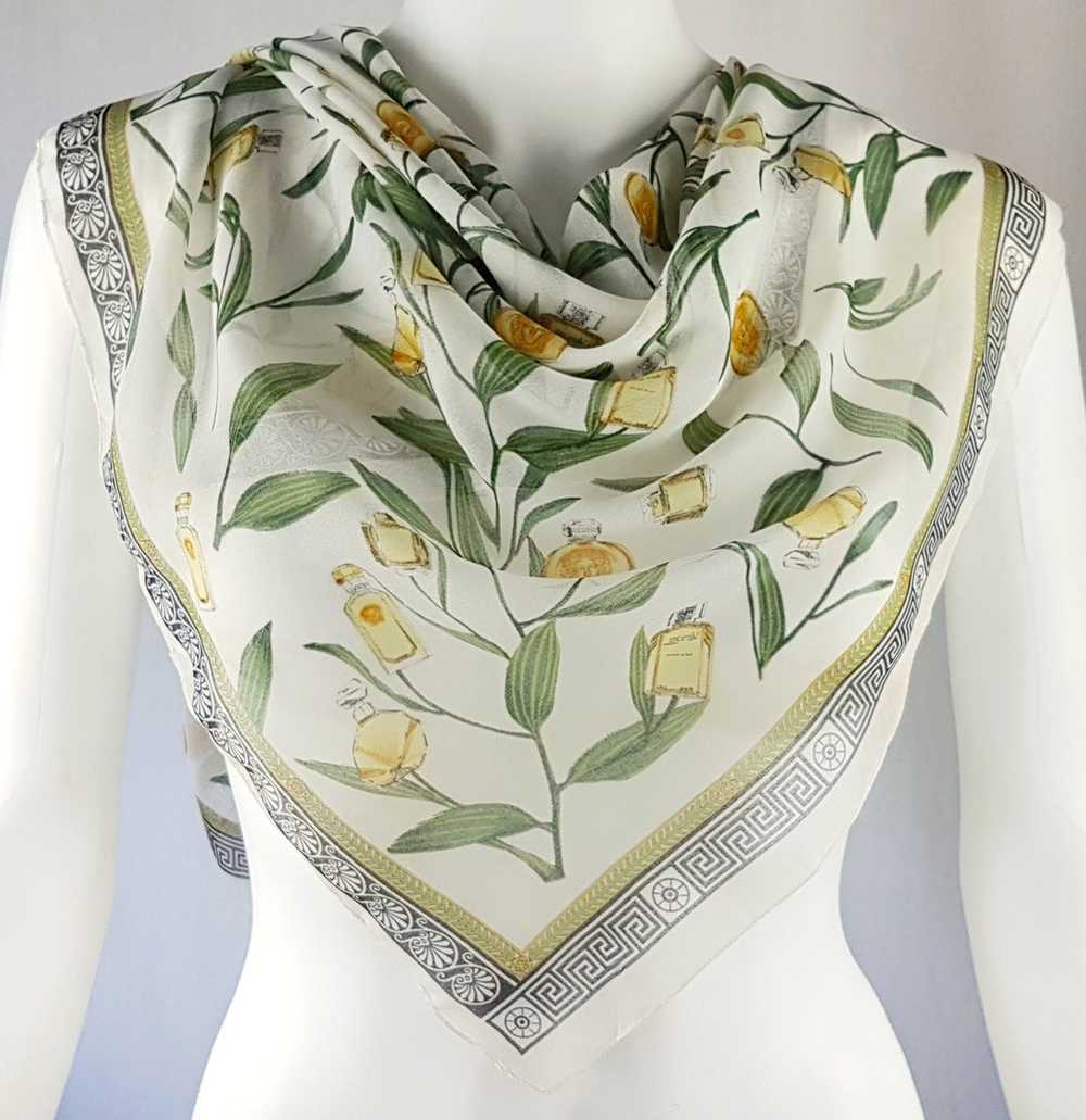 Vintage 80's | Authentic Versace | Chiffon Scarf … - image 5