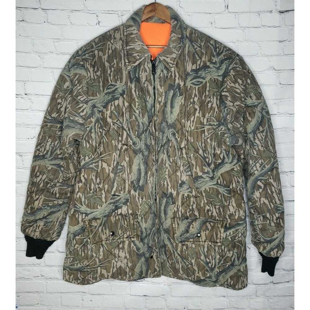 Mossy Oaks Vintage Men's XXL Tall Camo Blaze Oran… - image 1