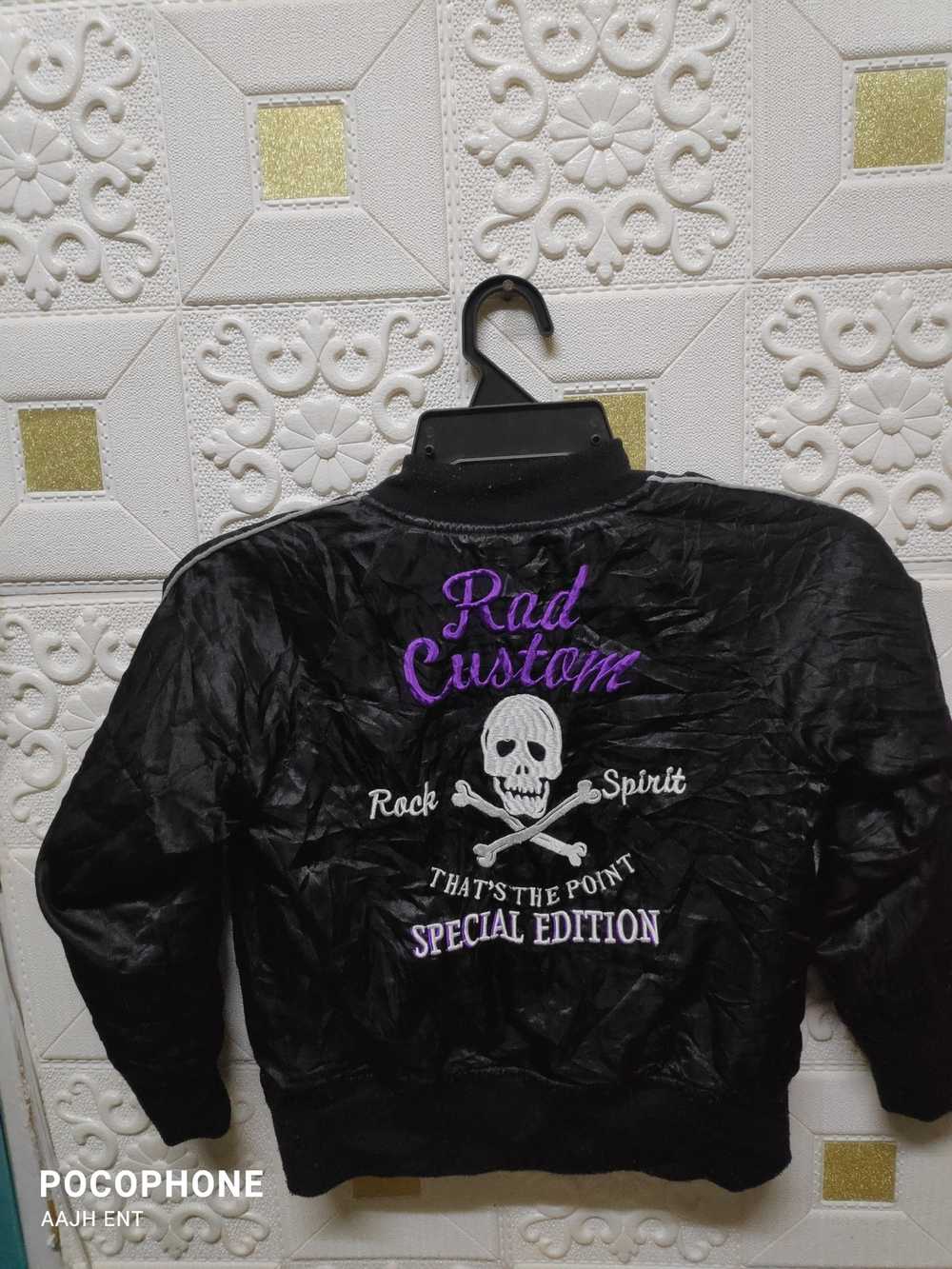 Japanese Brand Rad Custom skull embroidery reversible… - Gem