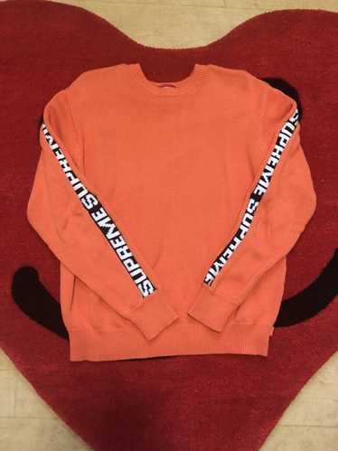 Supreme Supreme Sleeve Stripe Sweater Tangerine