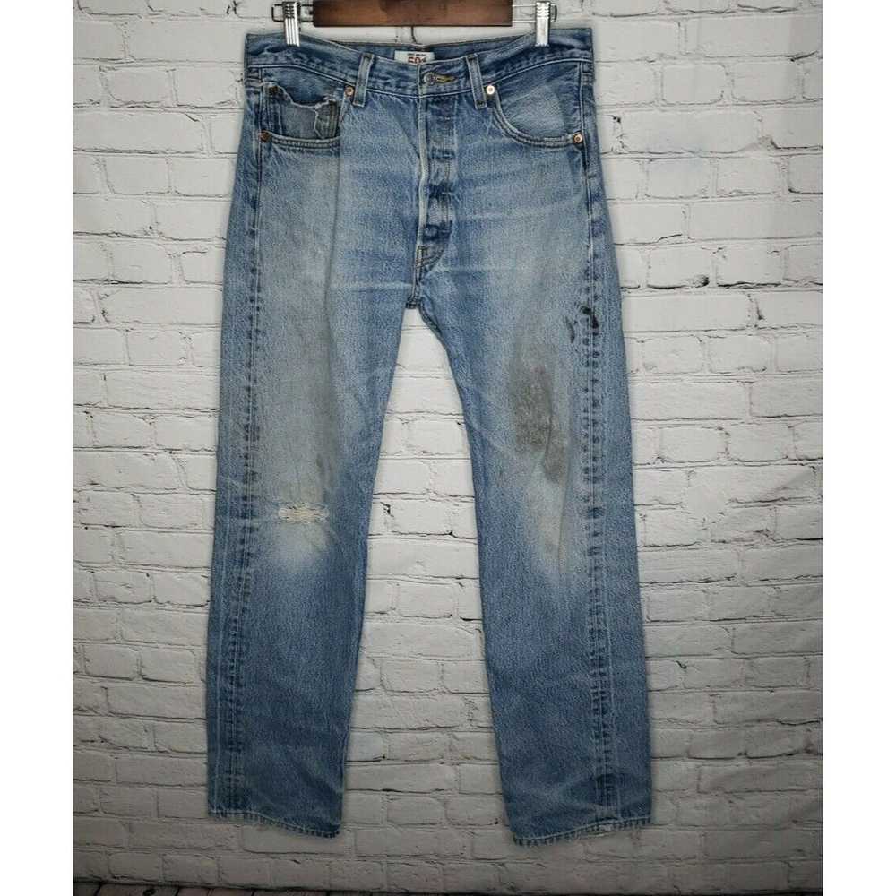 Levi's Vintage Clothing 501 High Rise Distressed … - image 2