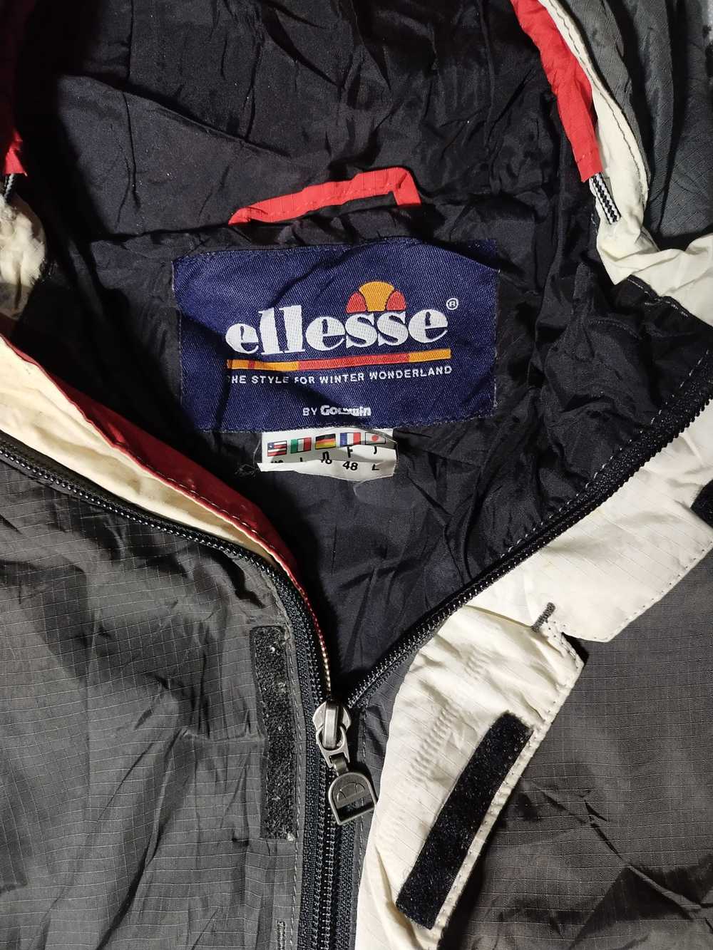 Ellesse × Sportswear × Windbreaker Vintage Windbr… - image 6