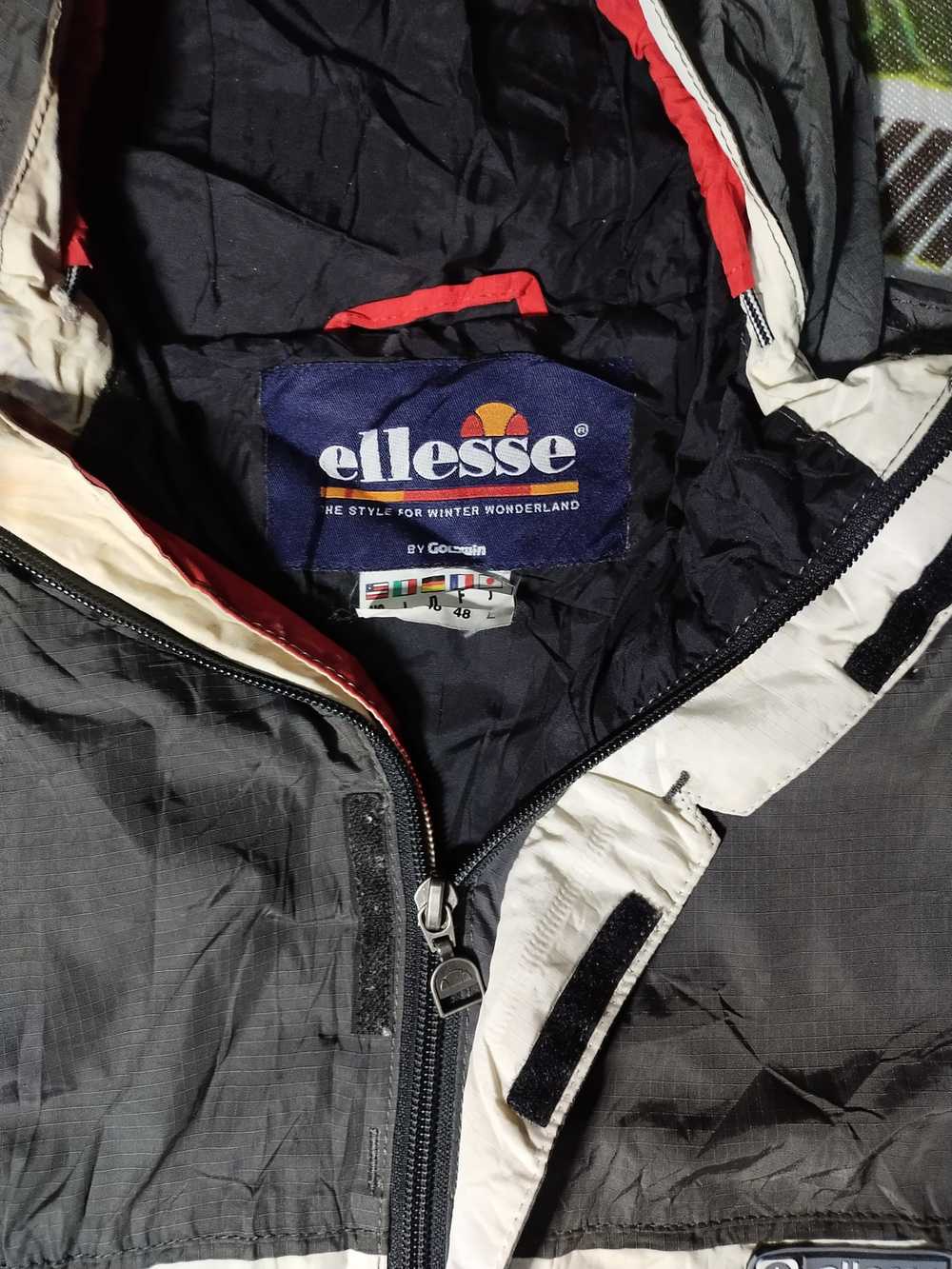 Ellesse × Sportswear × Windbreaker Vintage Windbr… - image 7