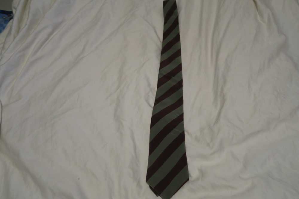 Lanvin × Vintage VTG Lanvin Tie Striped 70s Neckt… - image 1