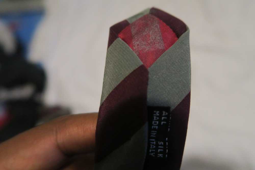 Lanvin × Vintage VTG Lanvin Tie Striped 70s Neckt… - image 6