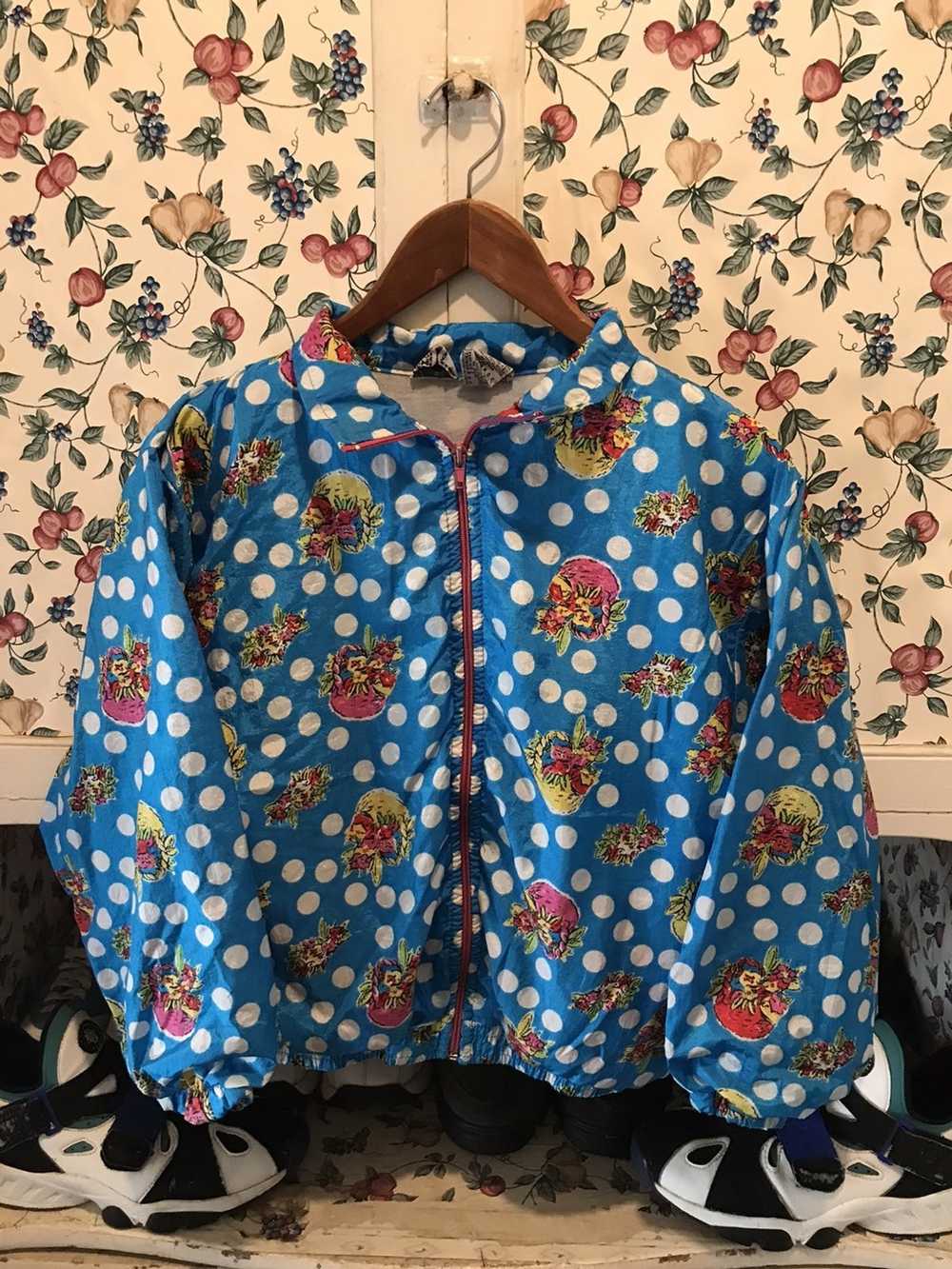 Vintage Vintage 90s Floral Windbreaker - image 1