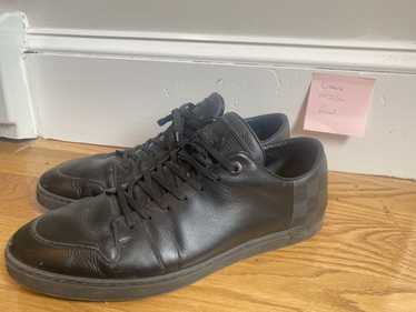 Louis Vuitton Navy Monogram Shoes Men's 5 RJC1907 – LuxuryPromise