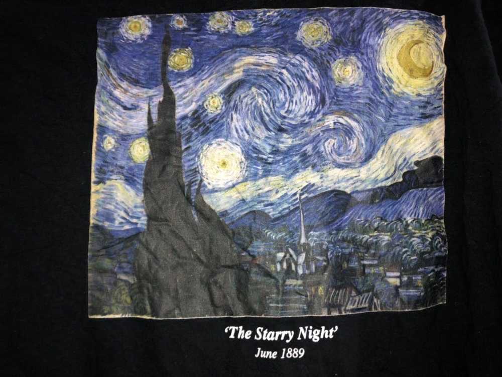 Arts & Science Van Gogh Art T Shirt Made In UK - image 3