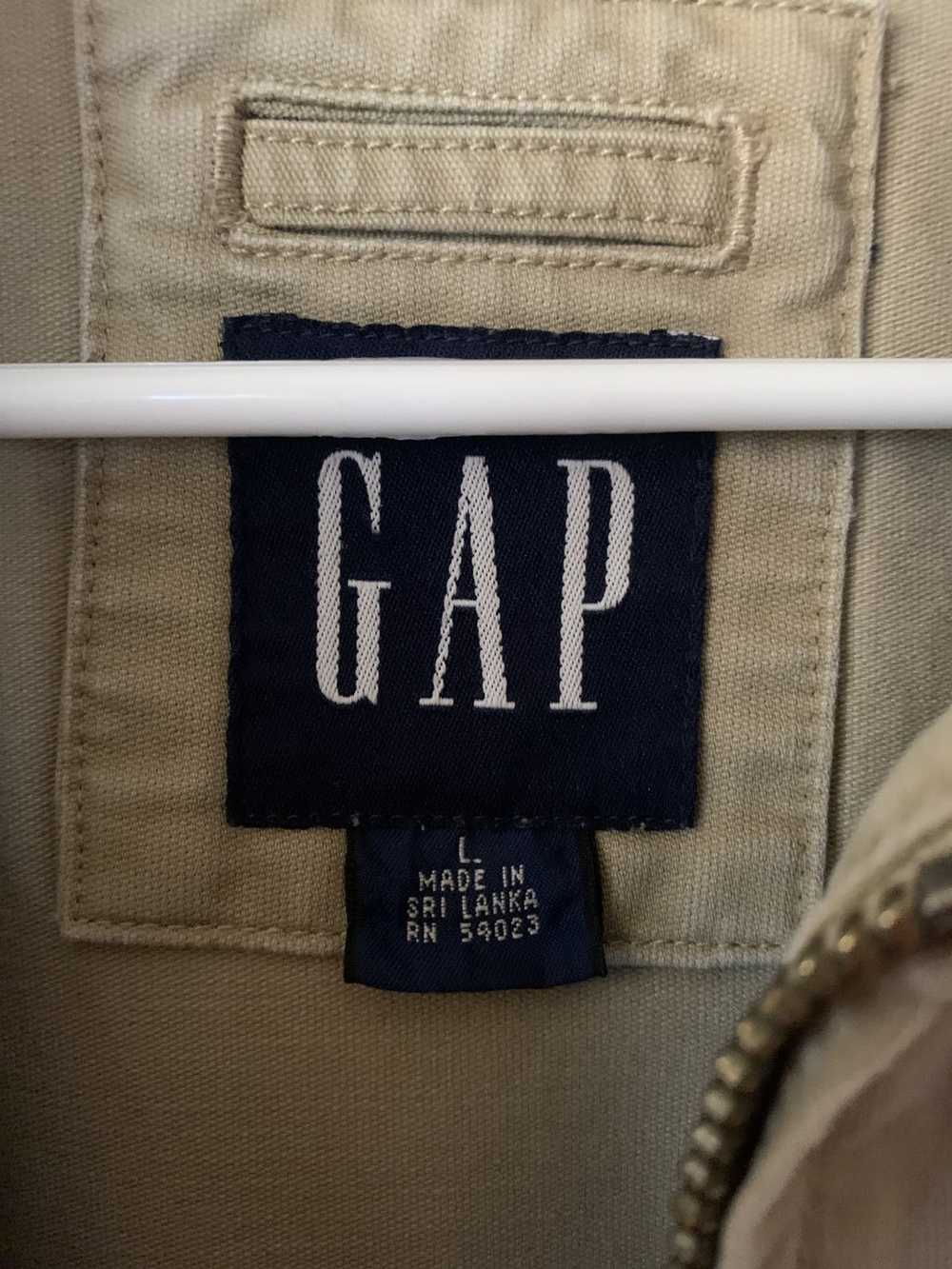 Gap Vintage Zip Up Collar Jacket (Large) - image 3