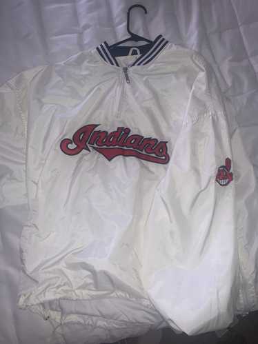 Vintage Cleveland Indians Logo Athletic Windbreaker. X-Large — TopBoy