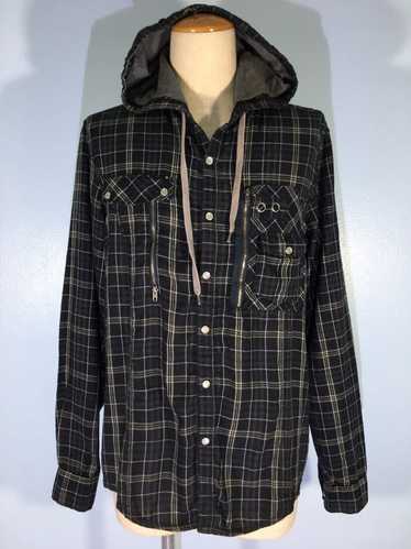 Cowboy Equipment × Other × Vintage Flannel Hooded… - image 1