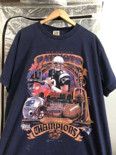 NFL × Vintage VTG 2002 New England Patriots Tom Br