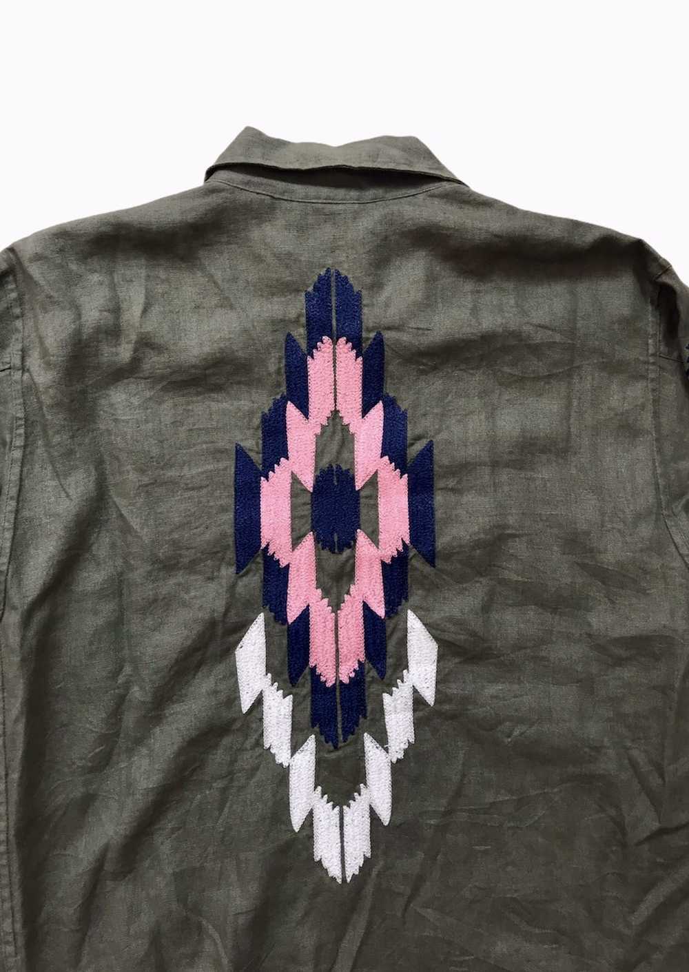 Native × Vintage Chimayo Military Shirt - image 4
