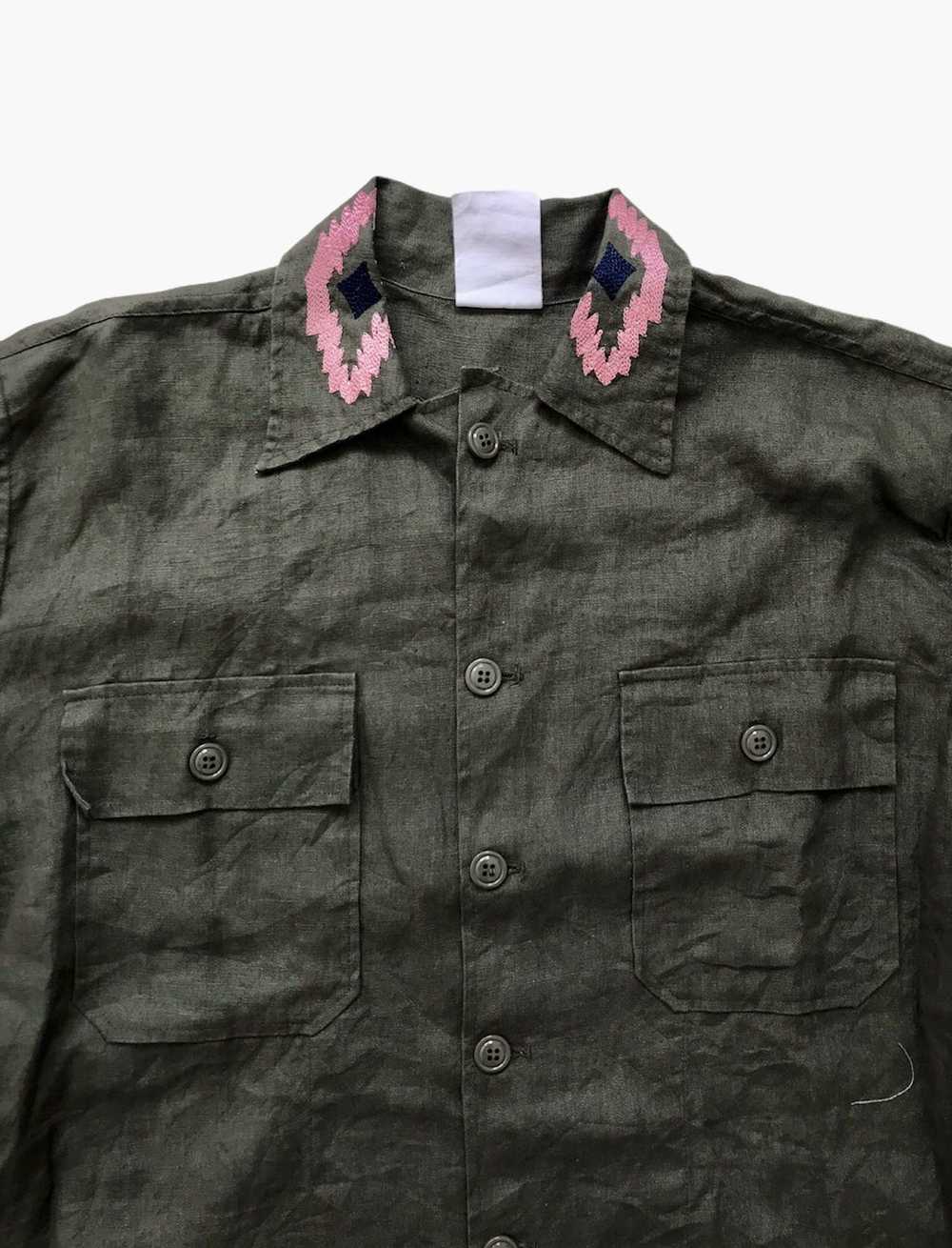 Native × Vintage Chimayo Military Shirt - image 5