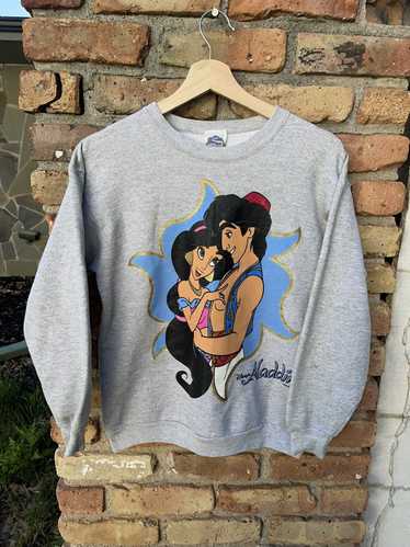Disney × Vintage Vintage 90s Aladdin crewneck RARE