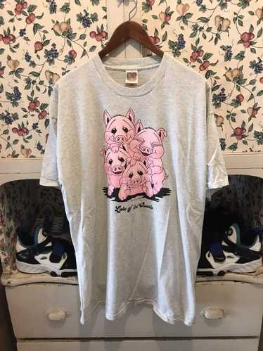 Fruit Of The Loom × Vintage Vintage 90s Pig T-shir