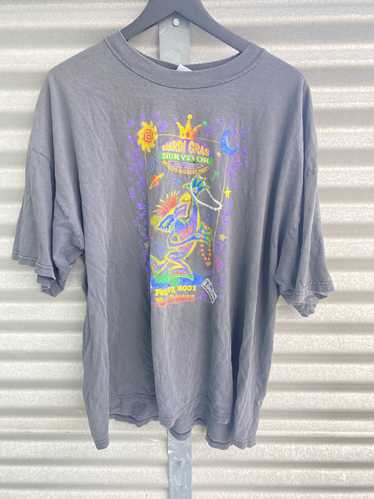 Vintage Sun Faded 2000s Vintage Mardi Gras Tee