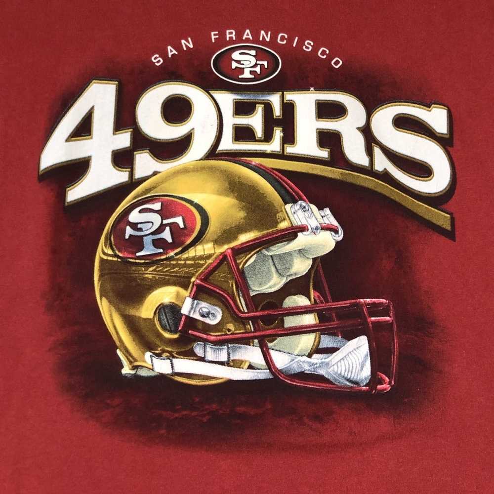 NFL × Vintage San Francisco 49ers Helmet Logo Shi… - image 2