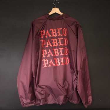 Kanye West The Life Of Pablo Burgundy Bomber Jacket