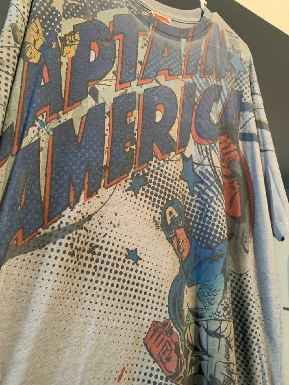 Marvel Comics Vintage Captain America Marvel Tee - image 2