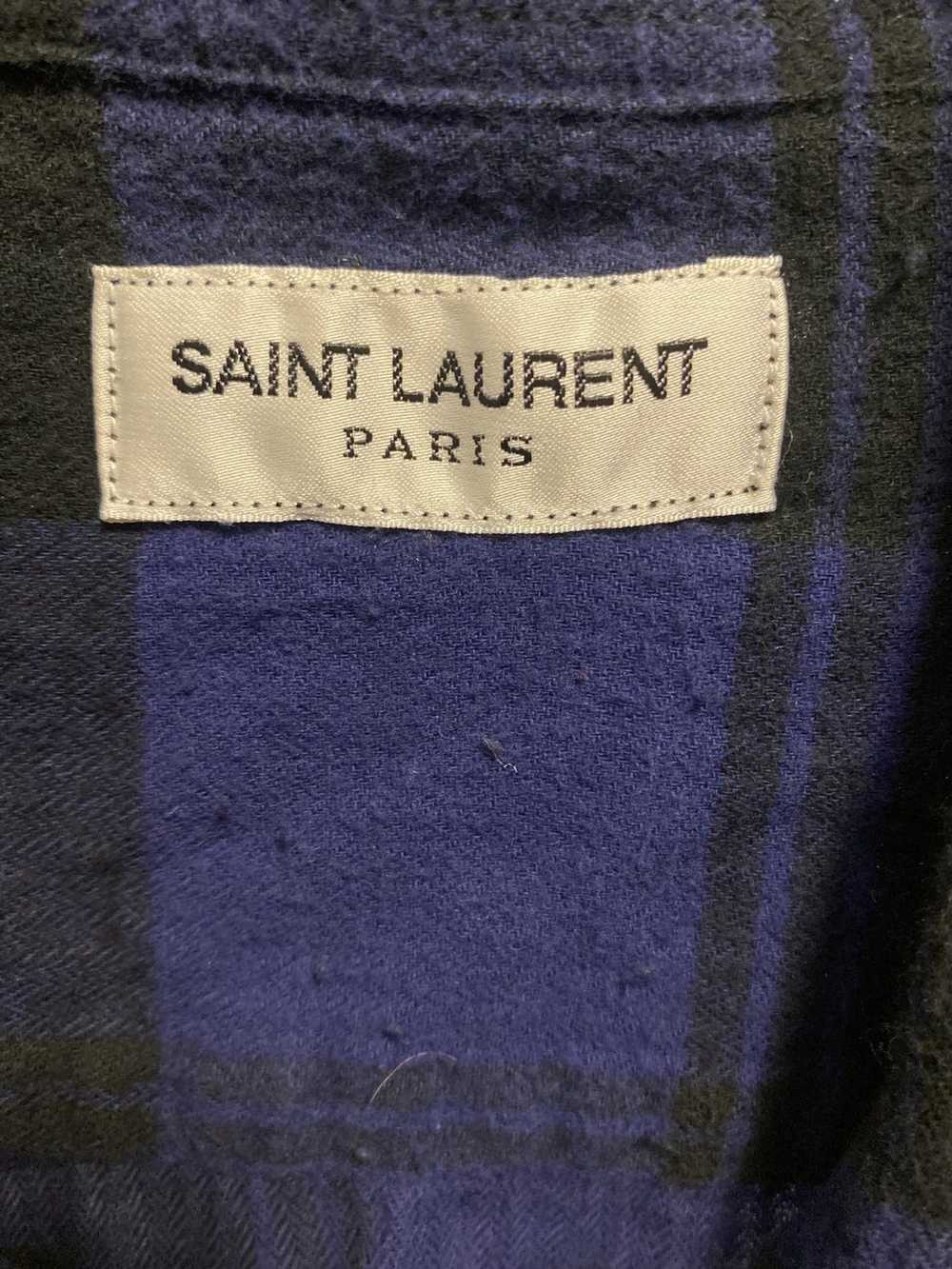 Saint Laurent Paris Saint Laurent Blue and Black … - image 2