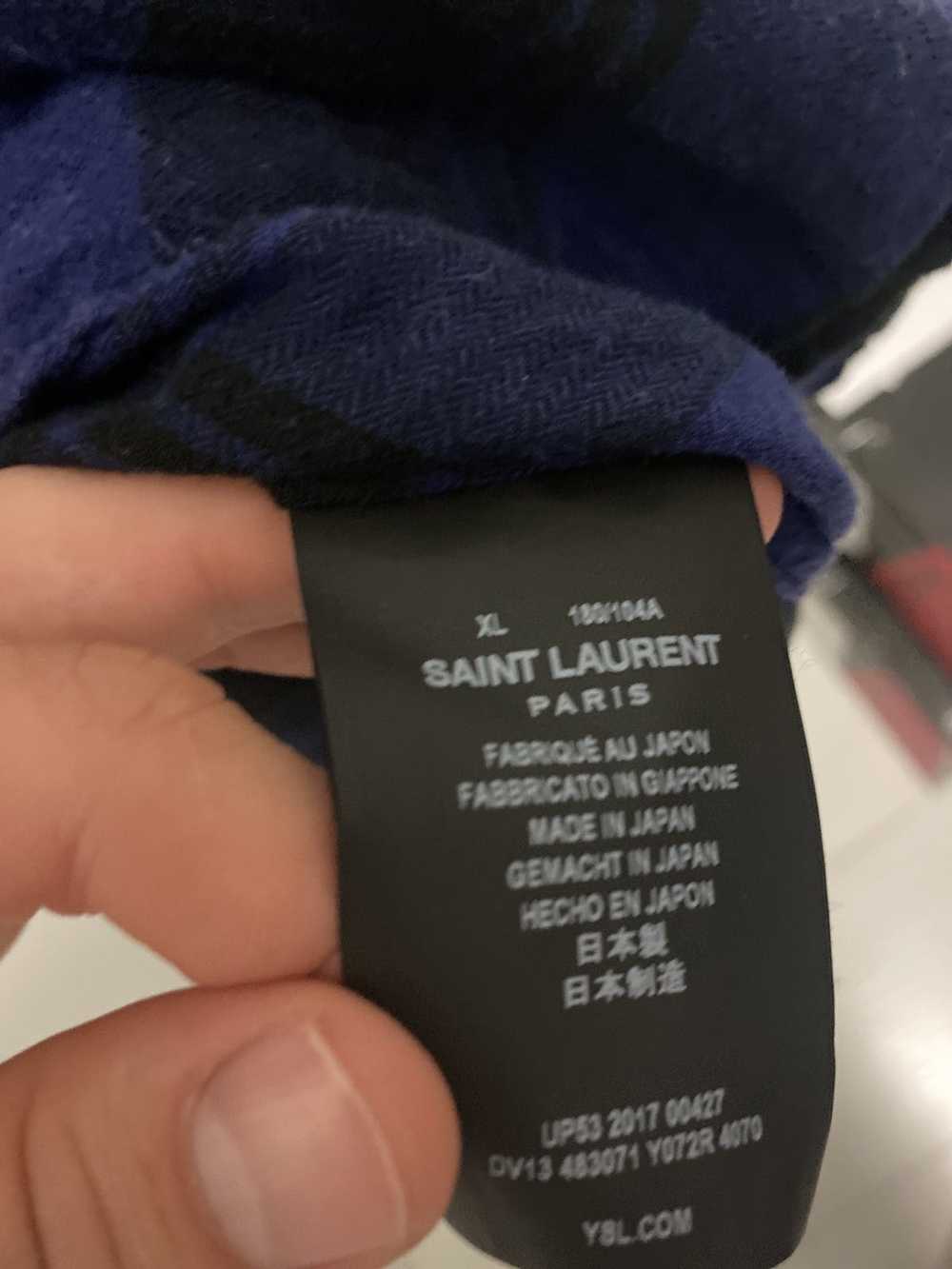 Saint Laurent Paris Saint Laurent Blue and Black … - image 3