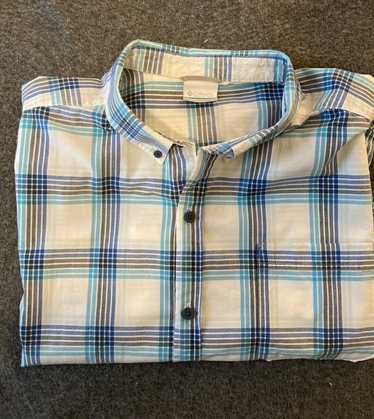 Columbia Columbia Blue Plaid S/S Shirt - image 1