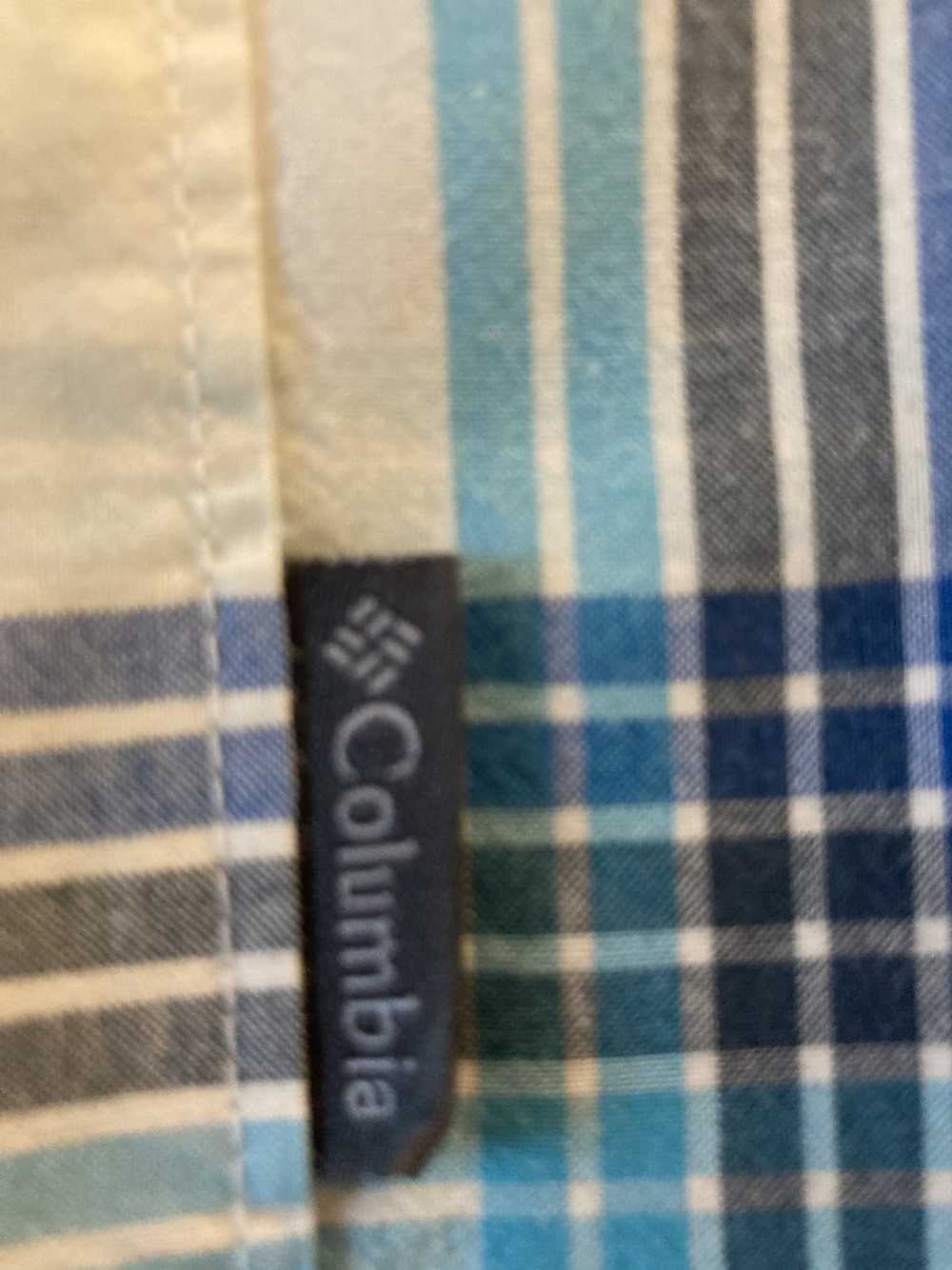 Columbia Columbia Blue Plaid S/S Shirt - image 4